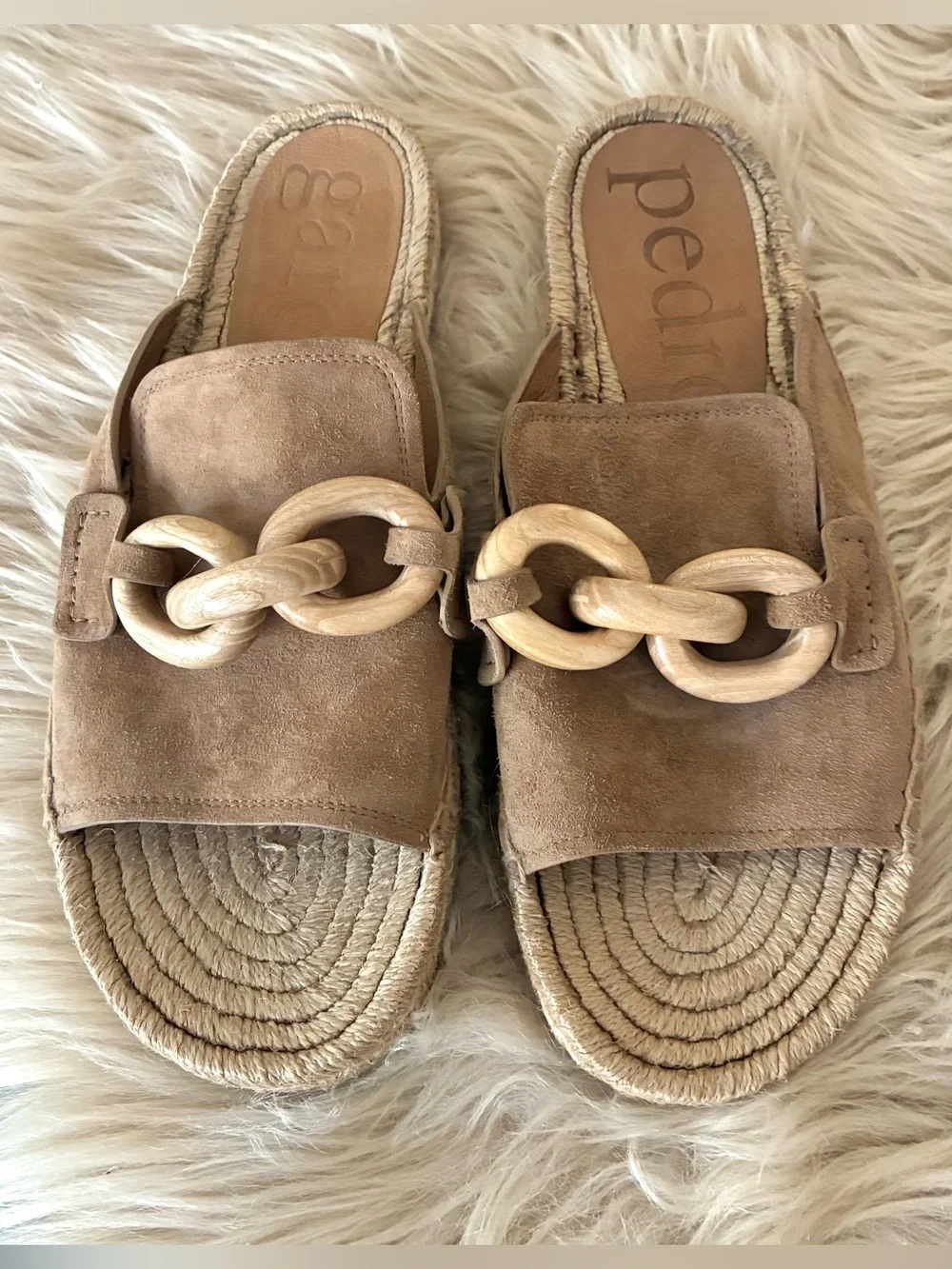 Pedro Garcia NWOT Chain Espadrilles Sz 40, 10 US